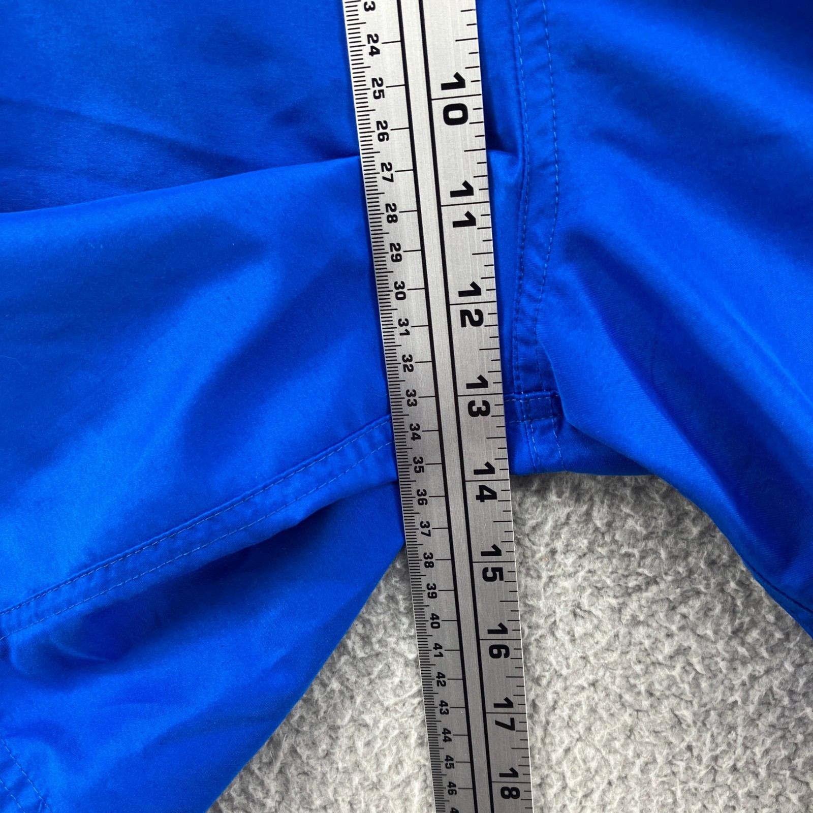 Nike Swim Trunks Mens Large Blue Mesh Lined Elastic Waist 36″w 90s Vintage