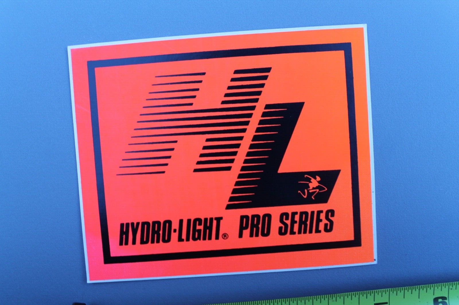 Hydro Light Pro Series Surfboards 80’s Neon Orange V56C Vintage Surfing STICKER