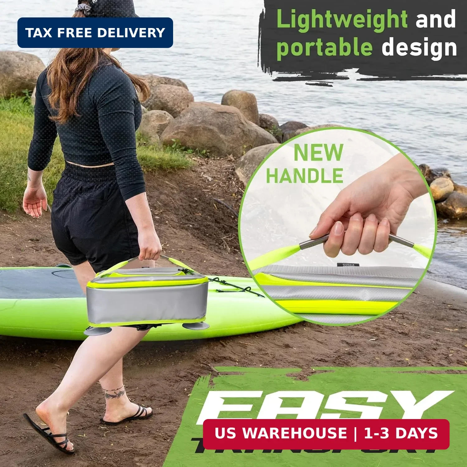 Gradient Fitness SUP Cooler for Paddle Board | Upgraded Waterproof Material Padd