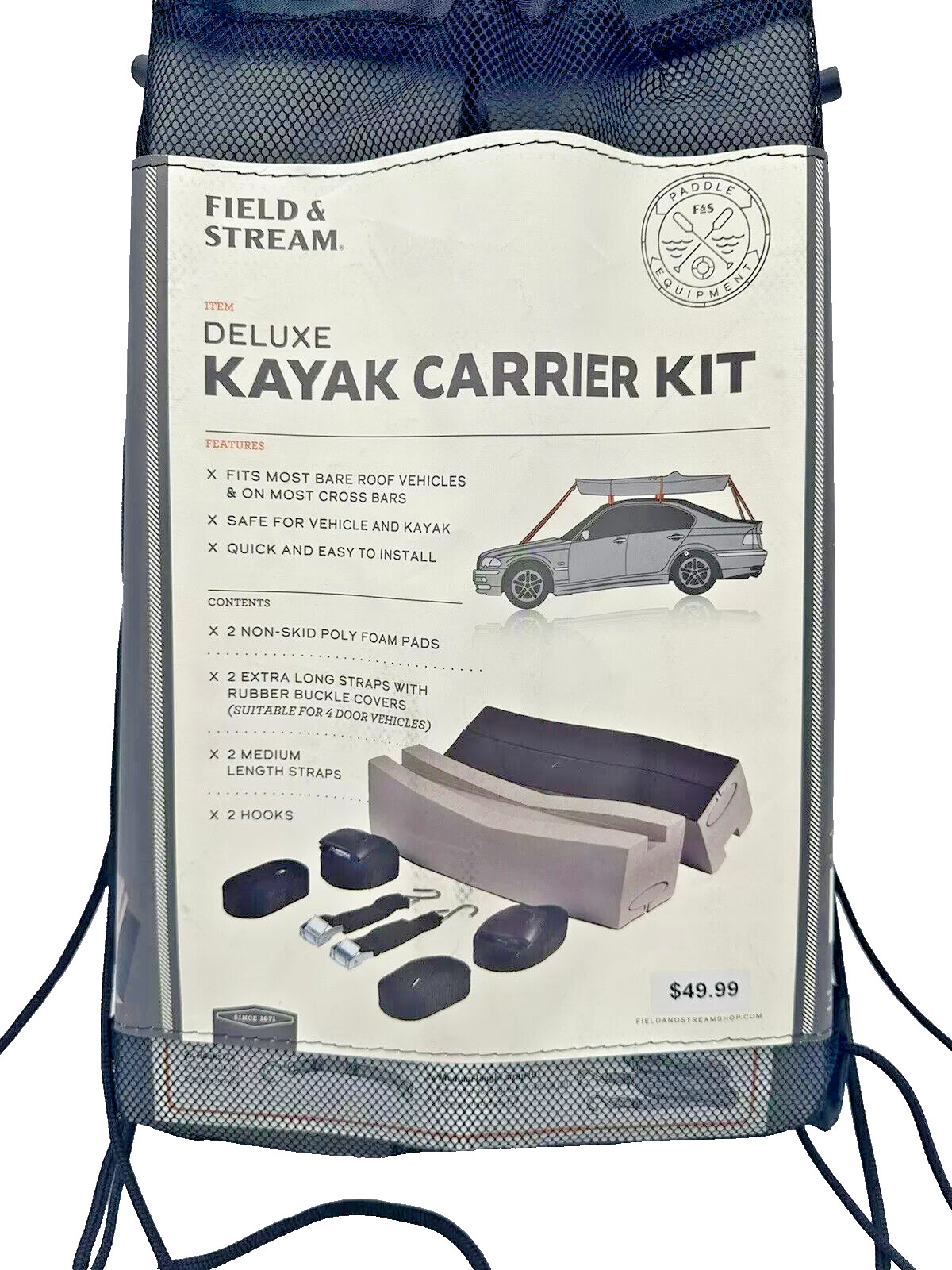 Field & Stream Deluxe Kayak Carrier Kit
