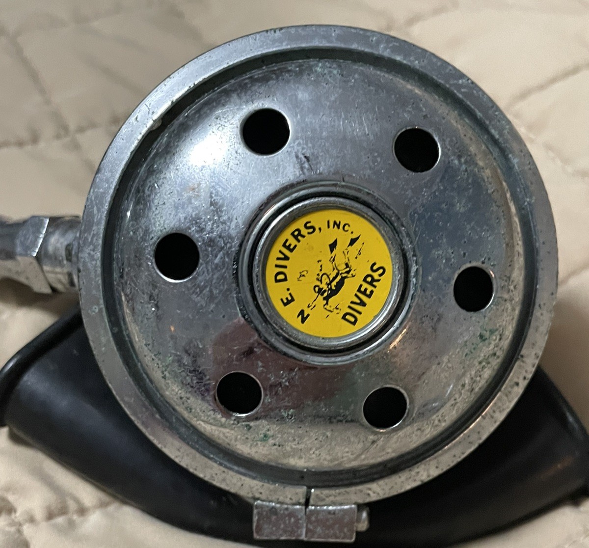 Vintage 1960’s N.E. Divers Scuba Diving Regulator Scuba Star Chrome (RARE)