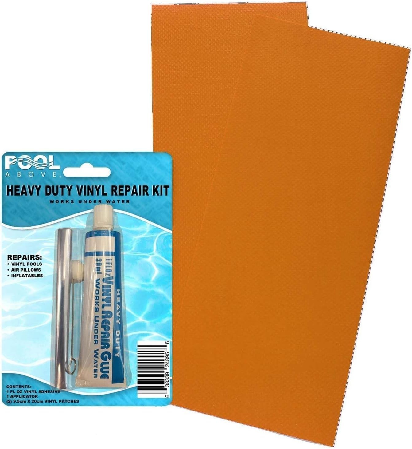 Inflatable Repair Patch Kit – 4″x10″ Heavy Duty Vinyl with Adhesive Applicator