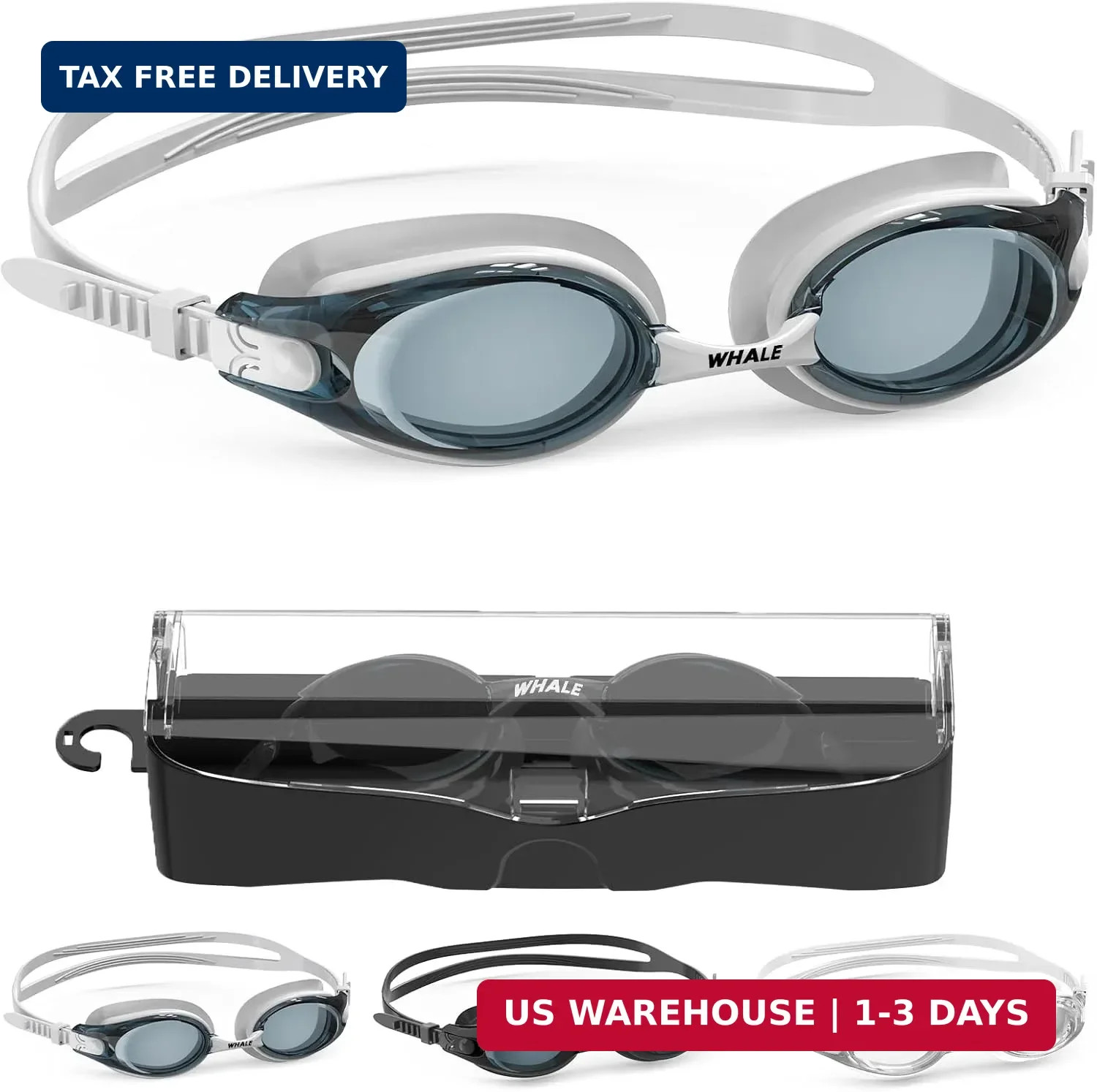 Whale swim goggles HD Anti-fog Swimming Goggles Adults/Youths Both Suitable