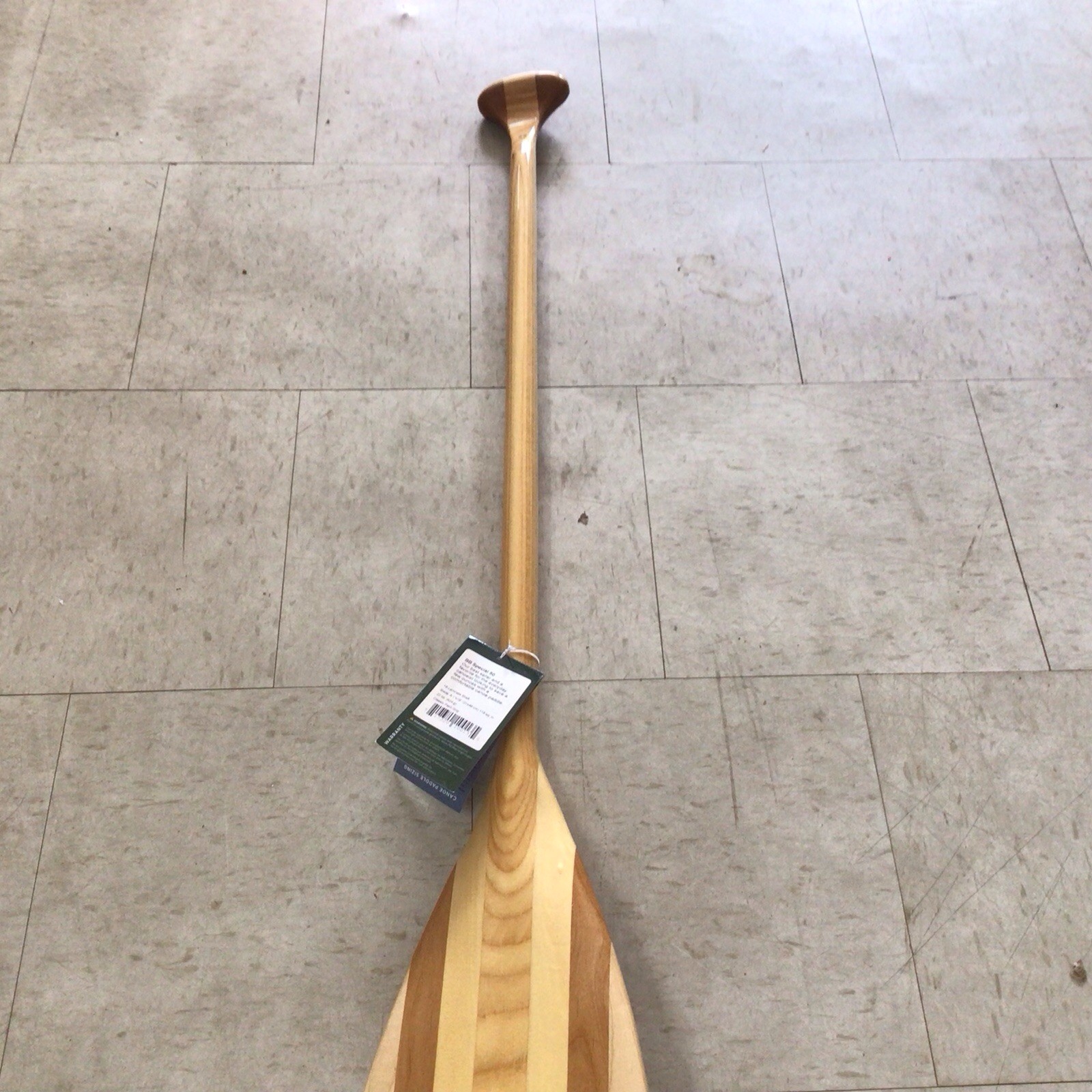 Bending Branches Special 50 Wood Canoe Paddle Laminate Shaft Palm Grip Scratched