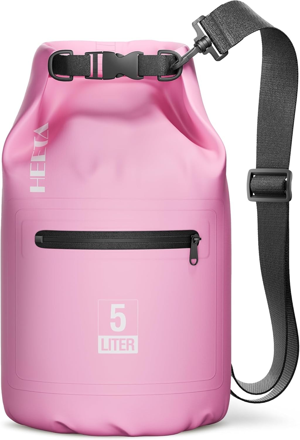 Waterproof Dry Bag Backpack 5L/10L/20L/30L/40L w/Front Zipper Pocket f/ Kayaking