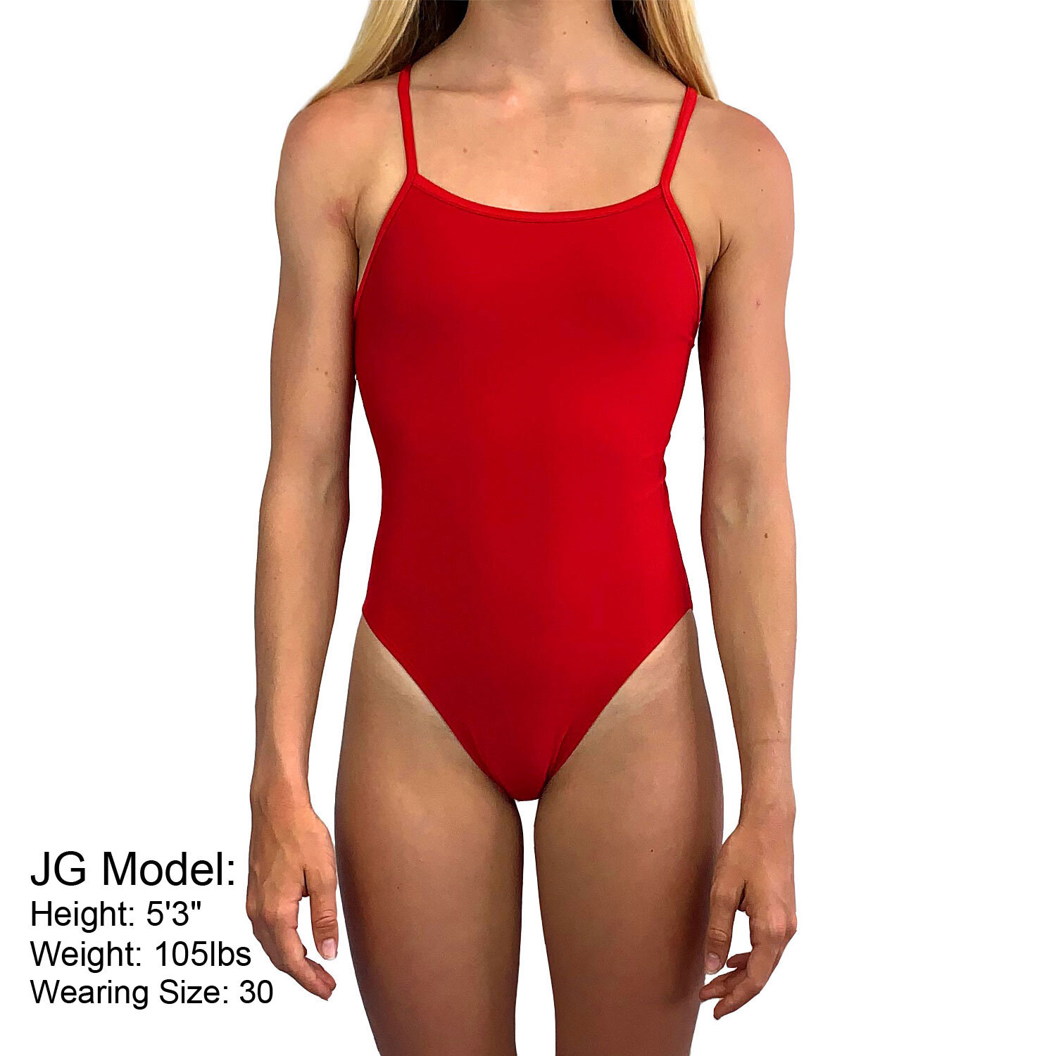 JG 1-Piece THIN Strap Swimsuit Navy,Red, R.Blue(READ SIZING)
