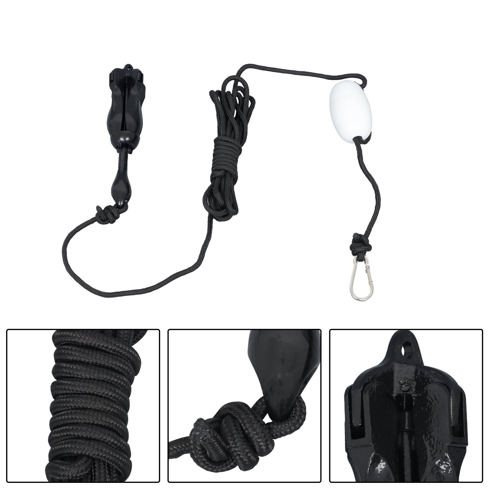 Kayak Grapnel Anchor Kit 3.5 lb Paddle Board Anchor Buoy Kit For Small Boats Pwc