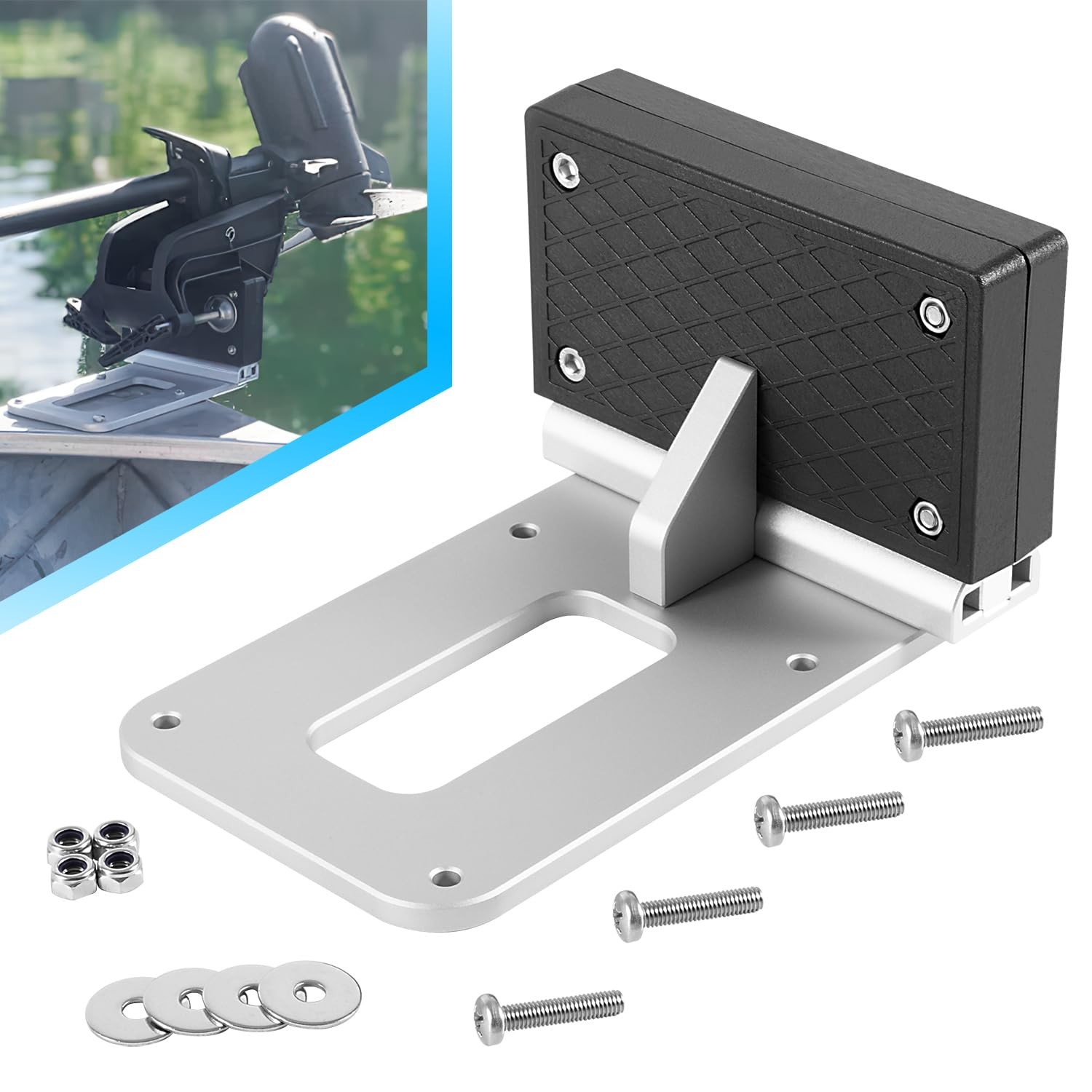 Universal Transom Trolling Motor Mount for Kayaks/Kayak Motor Mount, Universa…