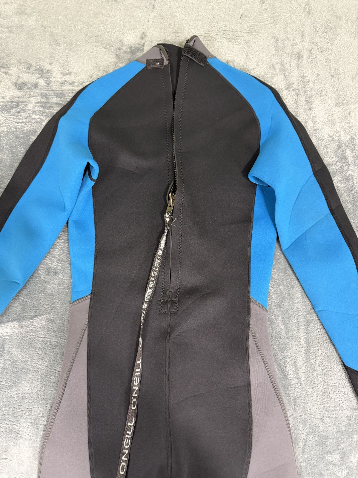 O’Neill Reactor 3/2mm Wetsuit Men’s Size LT Large Tall Full Suit Black Blue Gray