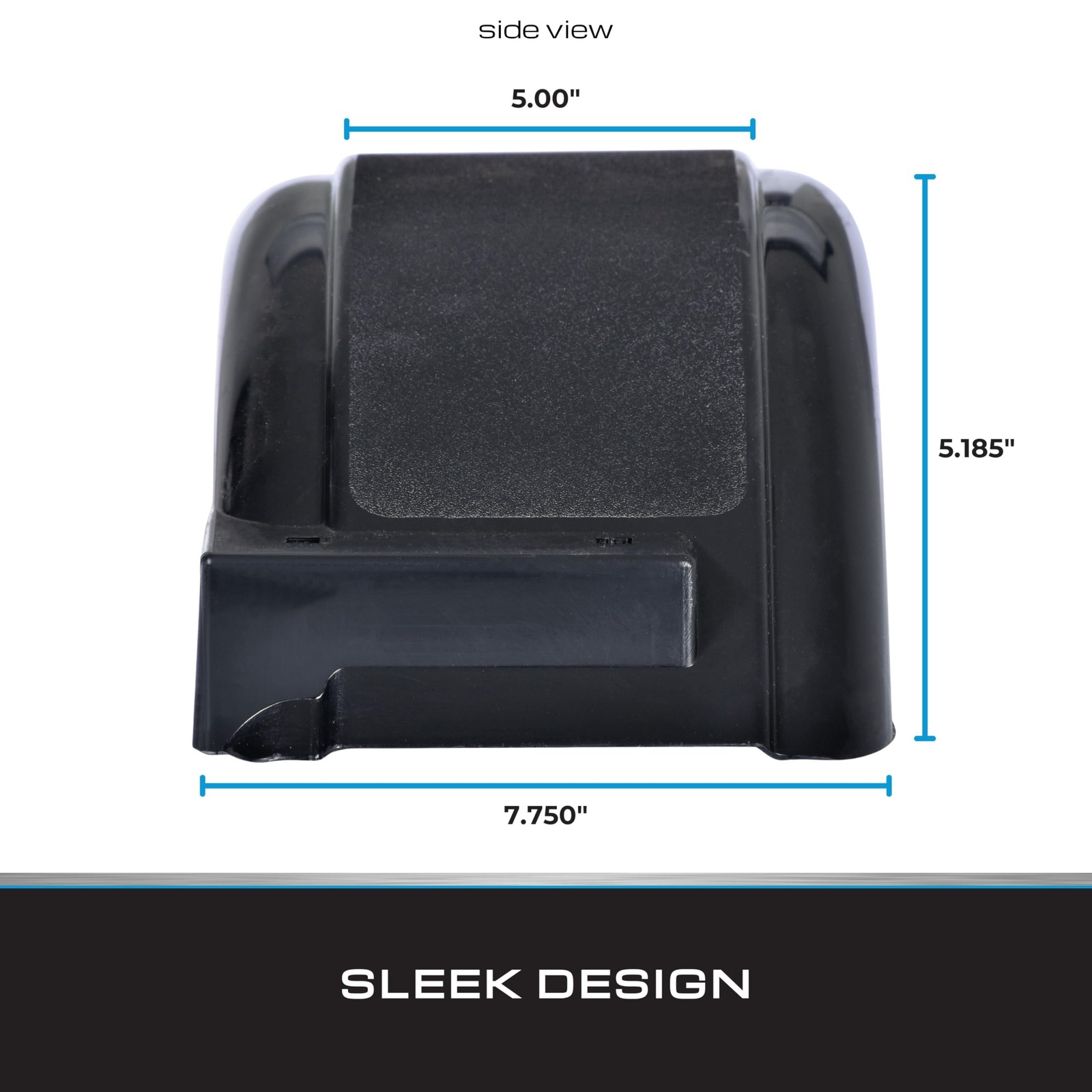 Black Plastic Trailer Fender for Small Wheels – Durable Polyethylene – 2 Pack