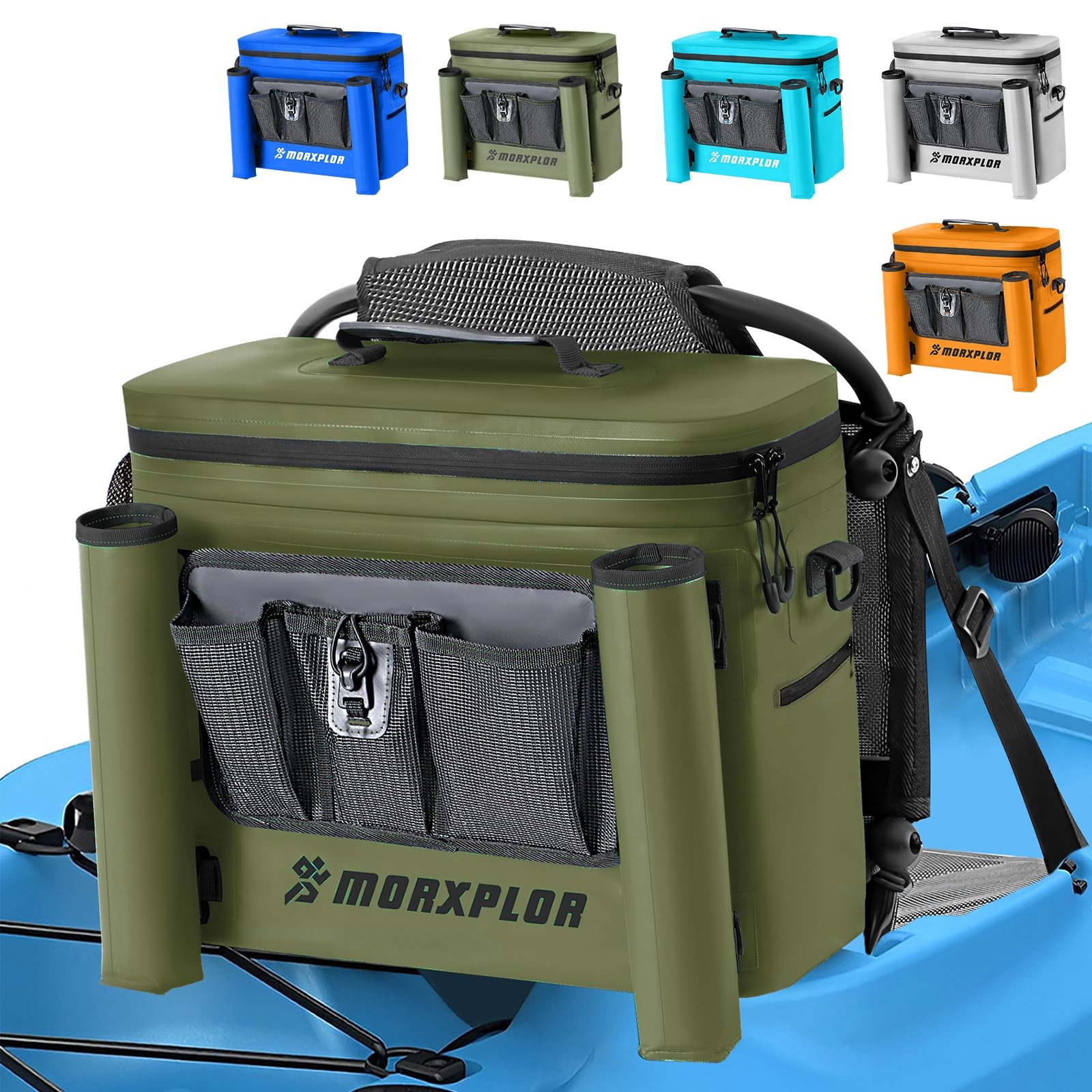Kayak Cooler,Waterproof Kayak Seat Back Cooler for Kayaking,Kayak Accessories…
