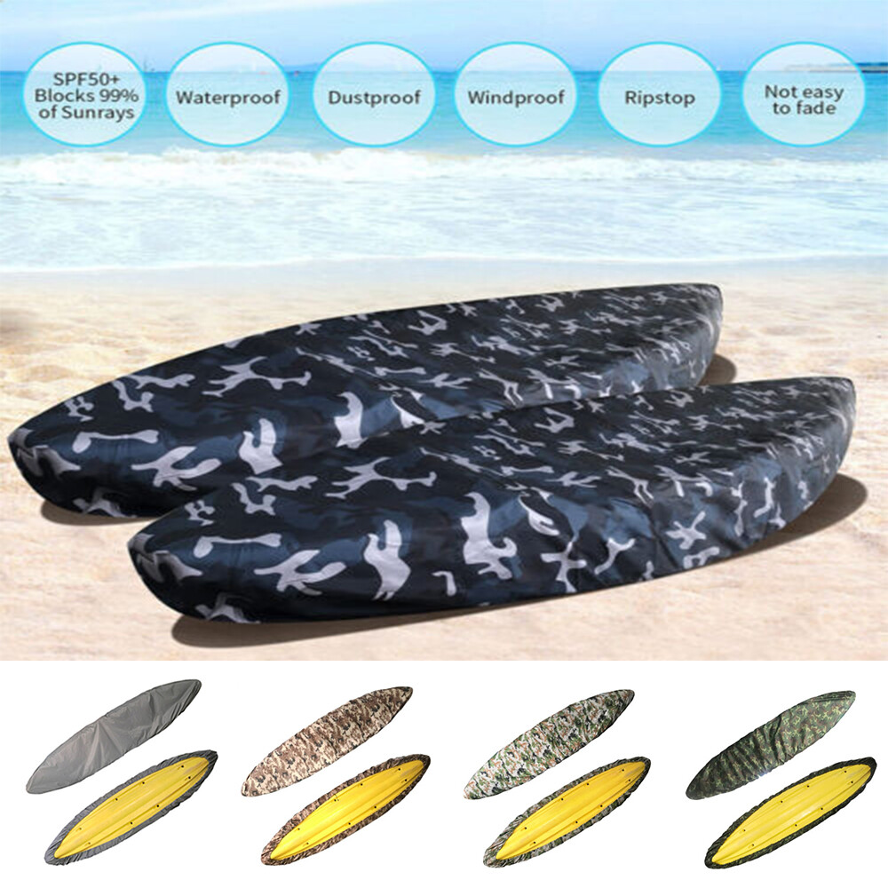 Waterproof Kayak Canoe Cover 6.9-16.4ft 210D Resistant Dust UV Protection Shield