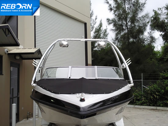 Sale Ends July 31 Reborn Elevate Wakeboard Tower + Wakeboard Rack Polish 5Yr Wty
