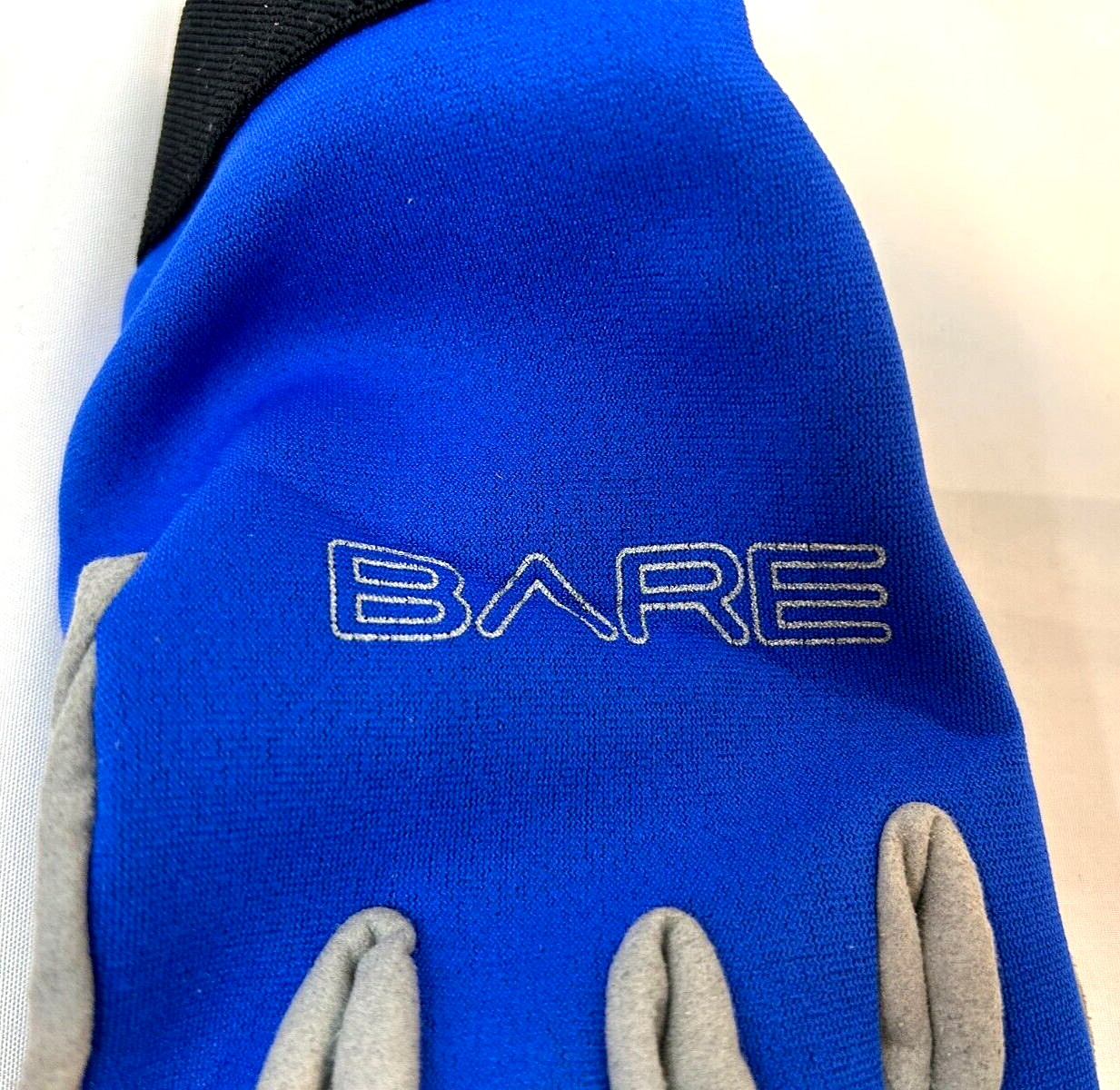 BARE ~ Diving Gloves 10200 L ~ 2mm Tropic Sports Blue/Black/Gray ~ Unisex