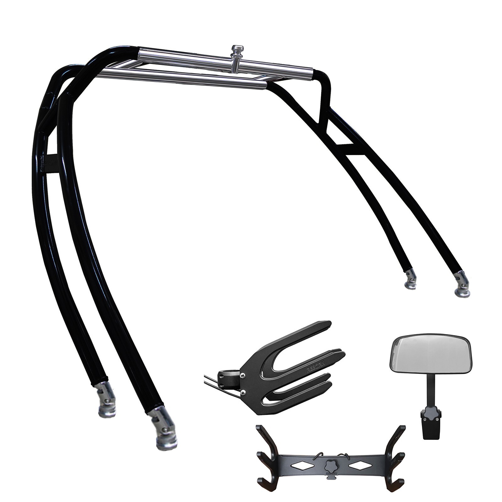 Reborn Launch Wakebord Tower 2025V Matte black +Wake/Surf rack +Ski Rack +Mirror