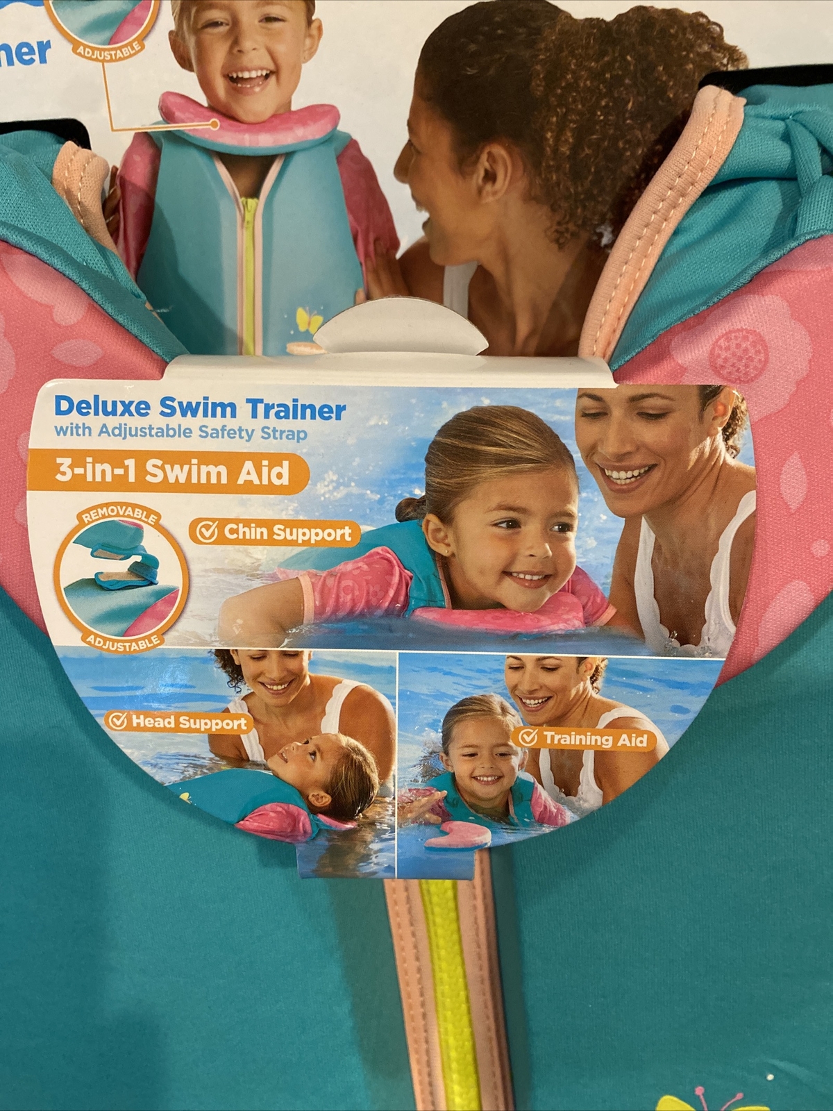 SwimSchool Deluxe Swim Trainer Level 2 up to 50 pounds 3 In 1 Brand New!