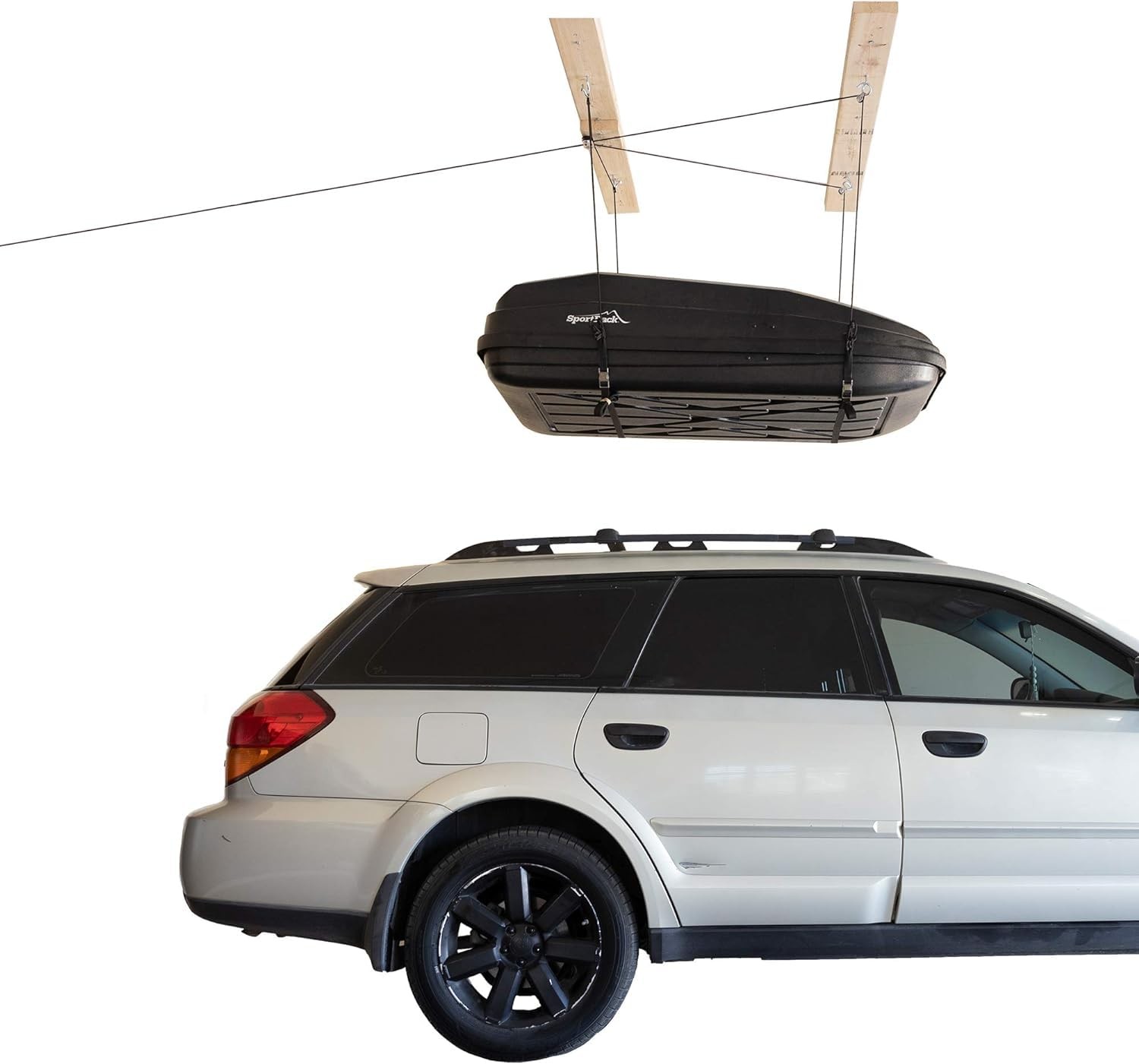 HARKEN Hoister Cargo Carrier Box & Overhead Garage Stor