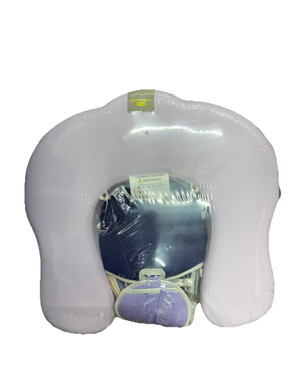 Mambobaby Chest Baby Float Purple-Butterfly Air-Free Infant Swimming Pool Float