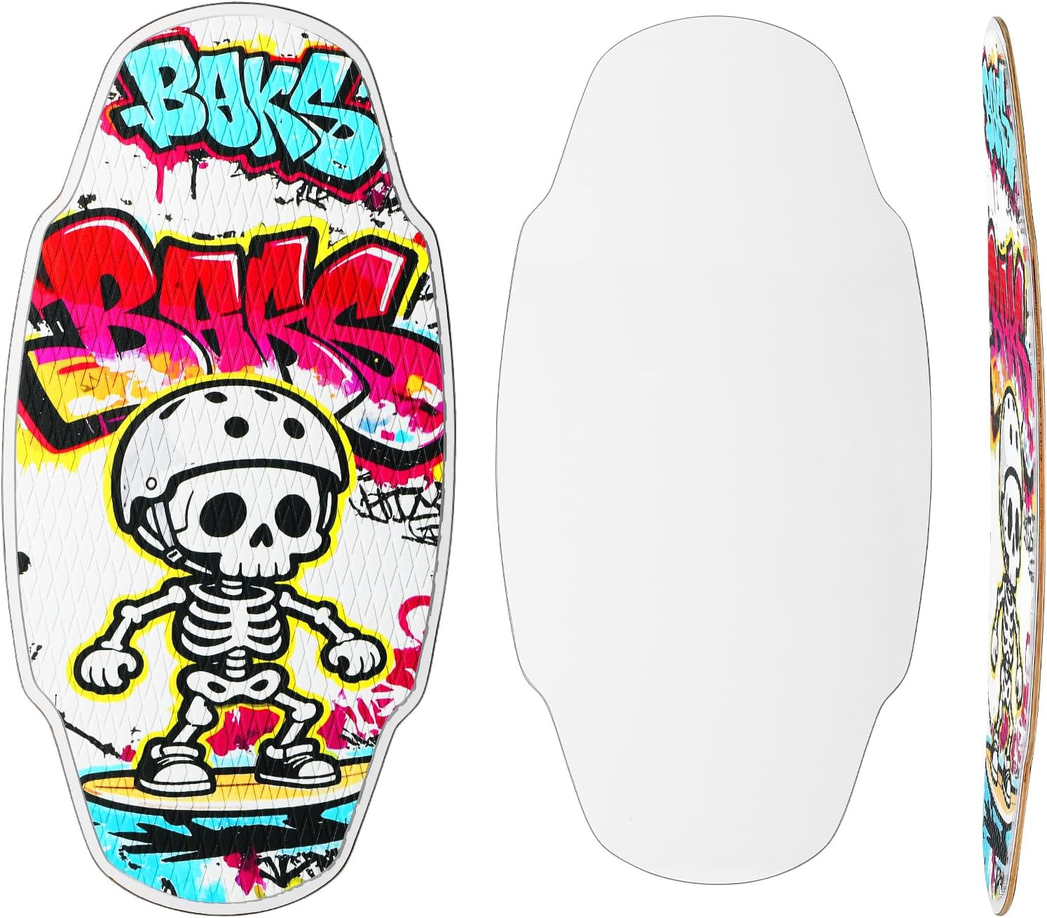 35-Inch Wooden Skimboard for Beginners and Adults | Surface with EVA Non-Slip Co