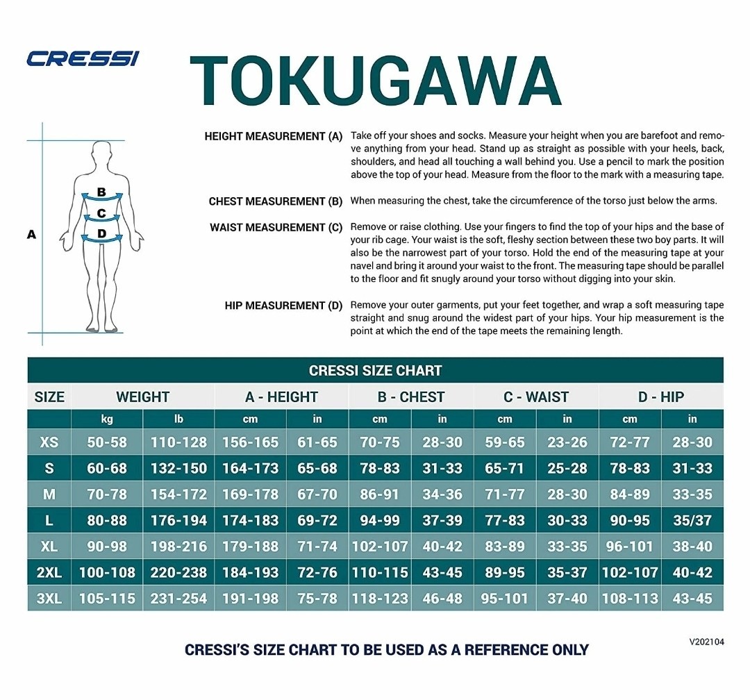 Cressi Men’s Medium 3mm Tokugawa Spearfishing Freediving One-Piece Wetsuit