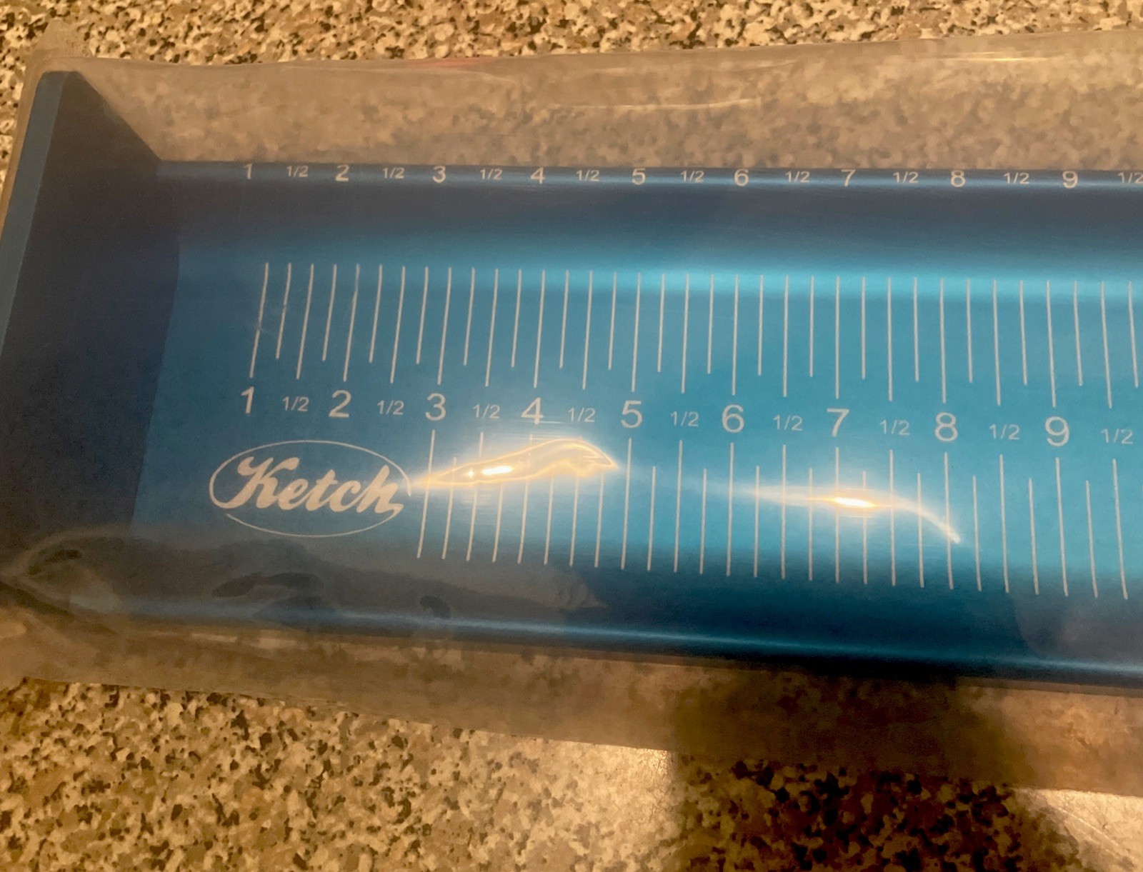 26 inch Ketch X Fish Measuring Board (Light Blue)