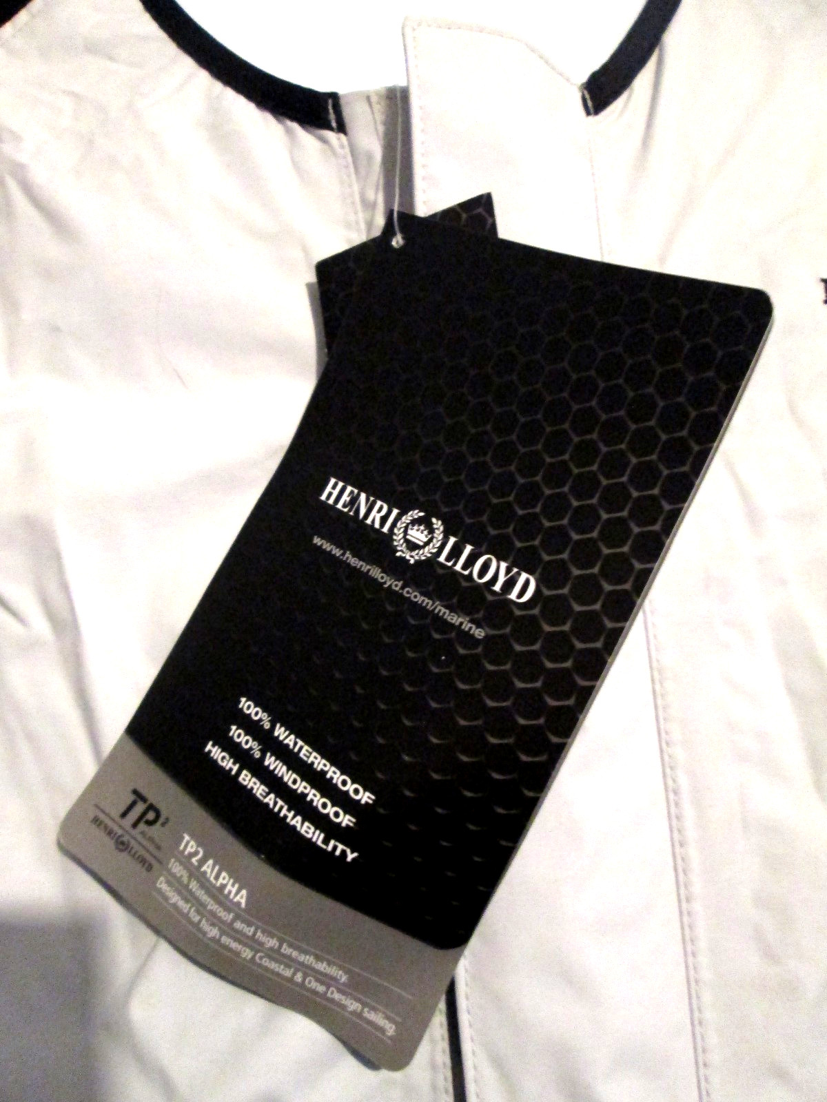 Henri Lloyd TP2 Alpha Shadow 2g Salopette Waterproof Windproof Sailing Sz L NWT