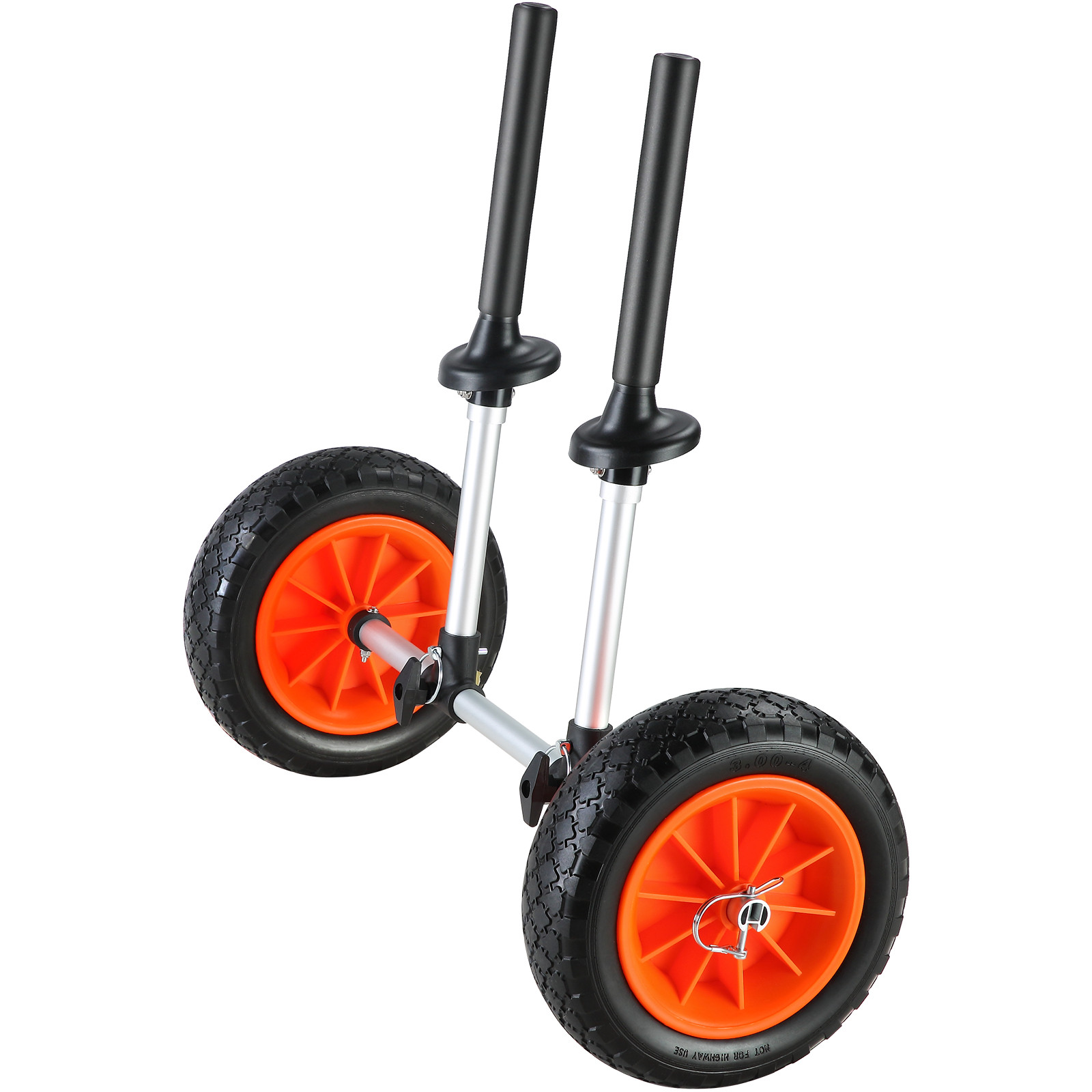 VEVOR Adjustable Kayak Cart Canoe Boat Carrier 280lbs Load with 10” Solid Tires