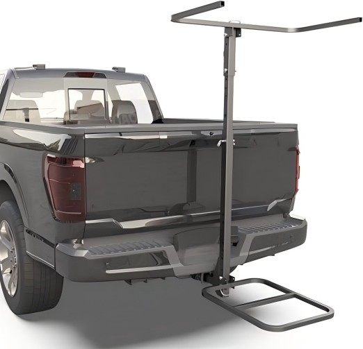 RV Hitch Mount Kayak Rack Height Adjustable Vertical Carrier for 2 Kayaks 150LBS