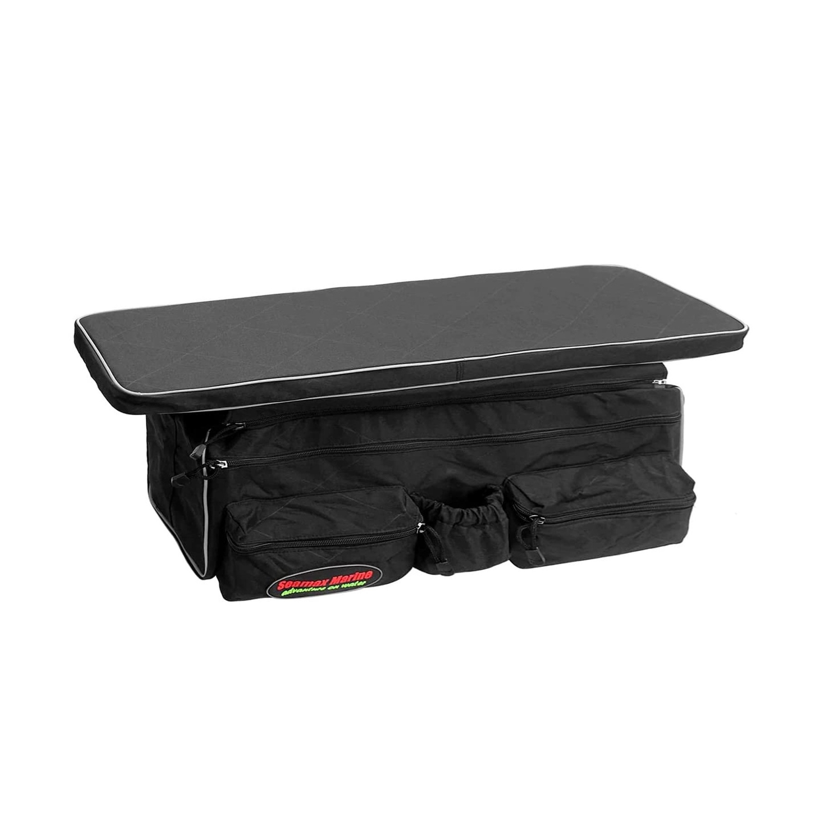 Seamax Sunlitec Inflatable Boat Bench Seat Cushion and Detachable Seat Bag Co…