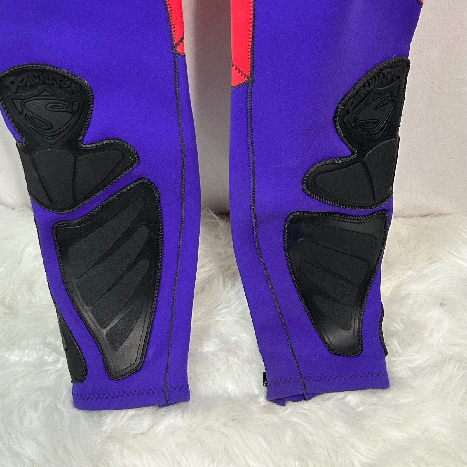 Slippery When Wet Neoprene Lycra Jumpsuit Purple Black Watercraft Size Large