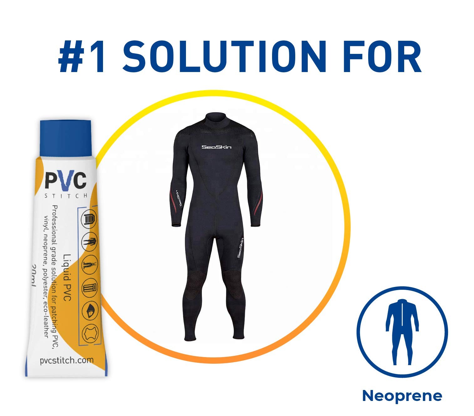 AquaPro Liquid Patch Waterproof Repair Kit for PVC Inflatable Transparent