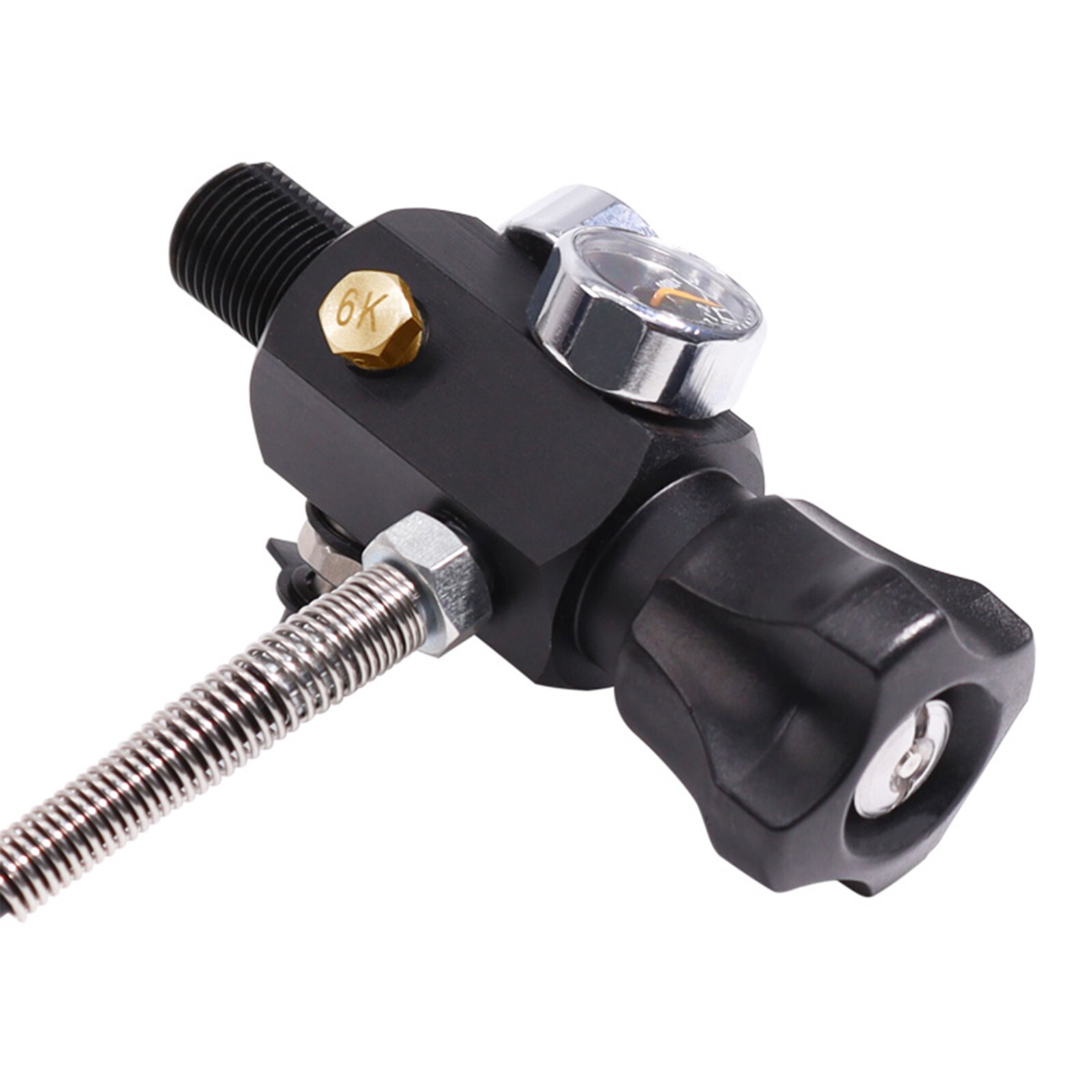TUXING 4500 Psi Pcp Air Tank 6.8L Carbon Fiber HPA Tank with dual gauge valve