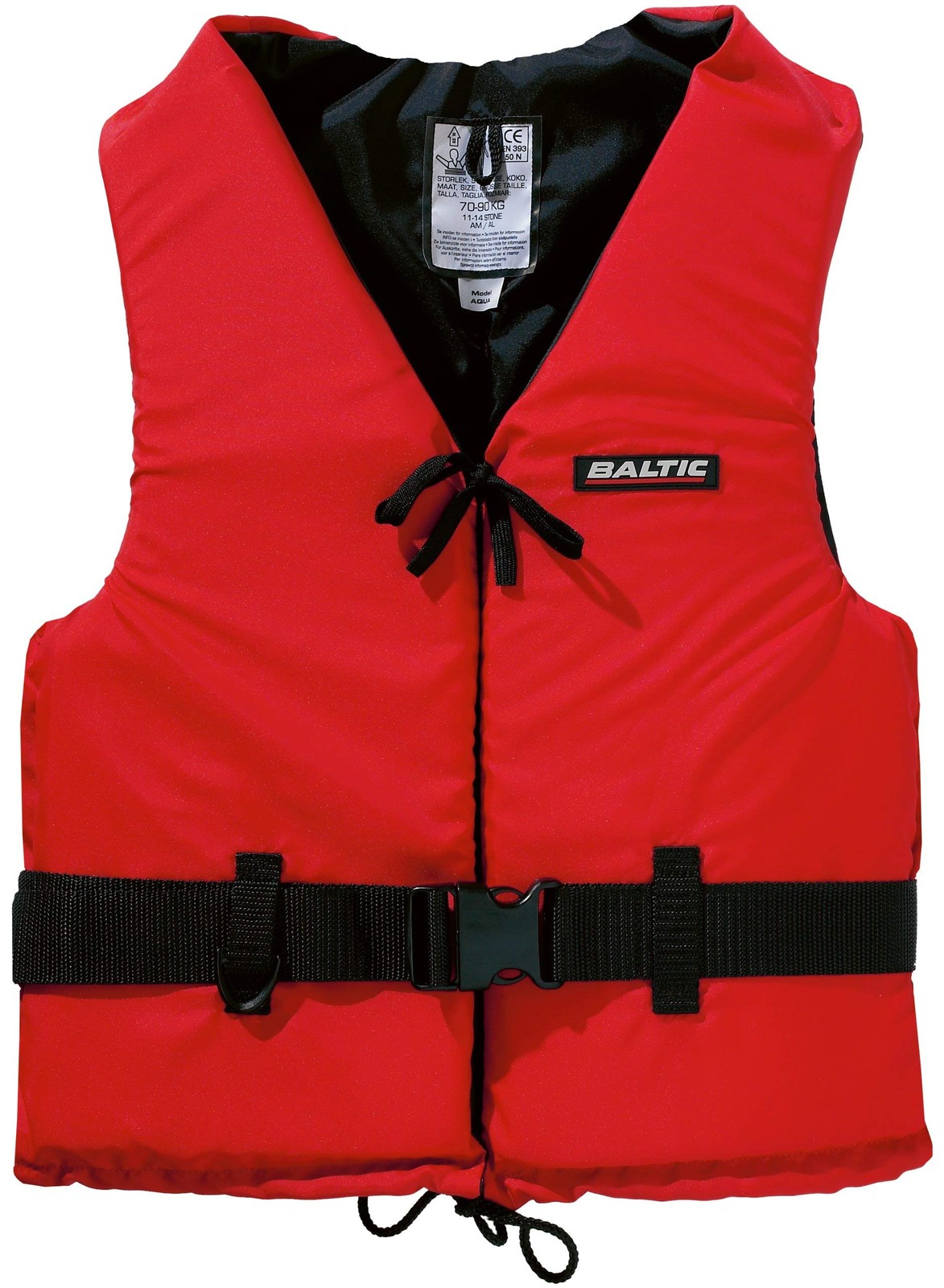 Baltic Life Jacket Aqua, 50N, Over 90Kg, Red