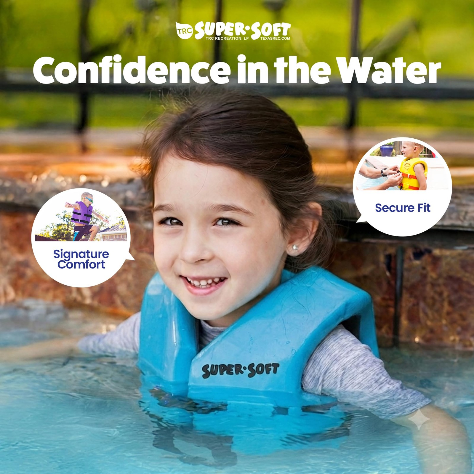 Super Soft Child Size X Small Life Jacket USCG Approved Vinyl Coated Foam Swim V