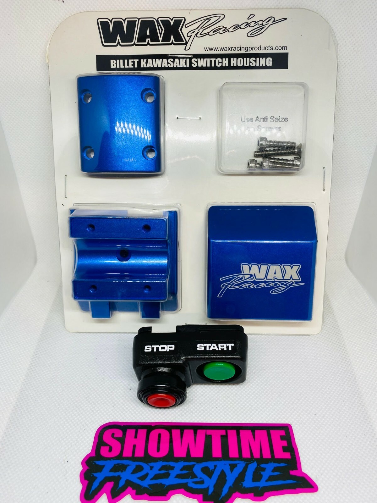 Kawasaki Jet Ski 550 SX-R 800 Wax Racing Billet Switch Housing With Switch Blue