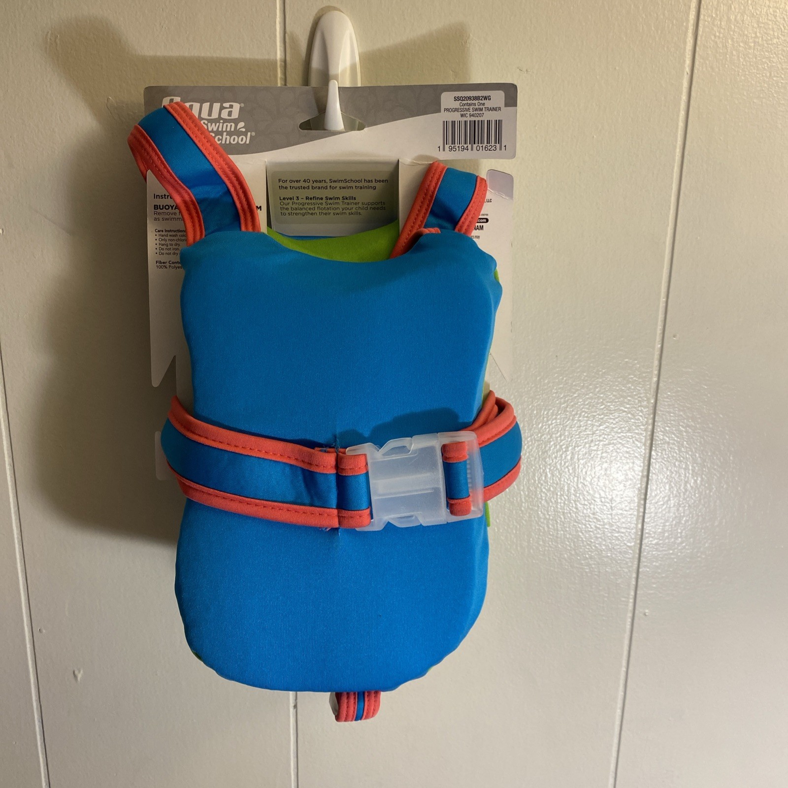 Swim Float level 3 Progressive Swim Trainer Adjustable Strap max 38 lbs