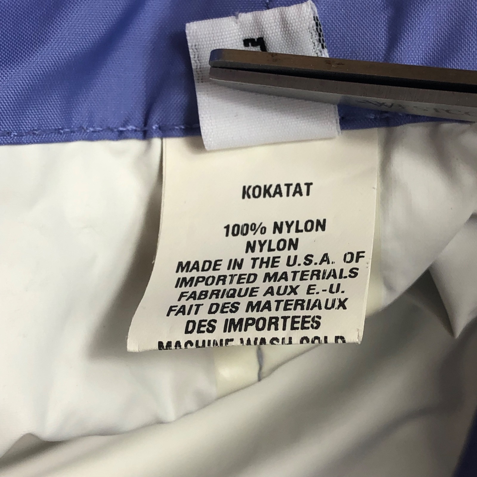 Kokatat Dry Top Mens Purple Pullover Kayak Paddling Jacket Nylon Large USA Made