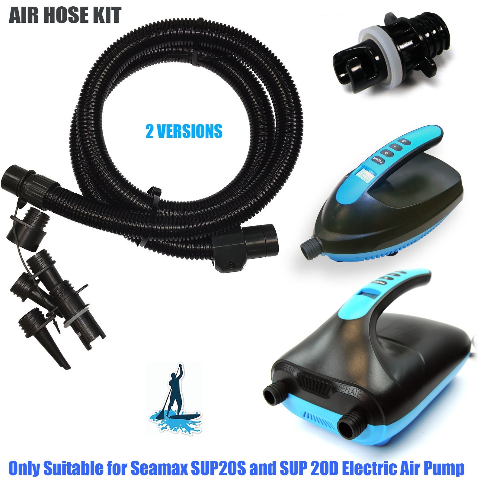 Nylon Air Hose Kit 20PSI for SUP Electric Air Pump Inflatable Accessory