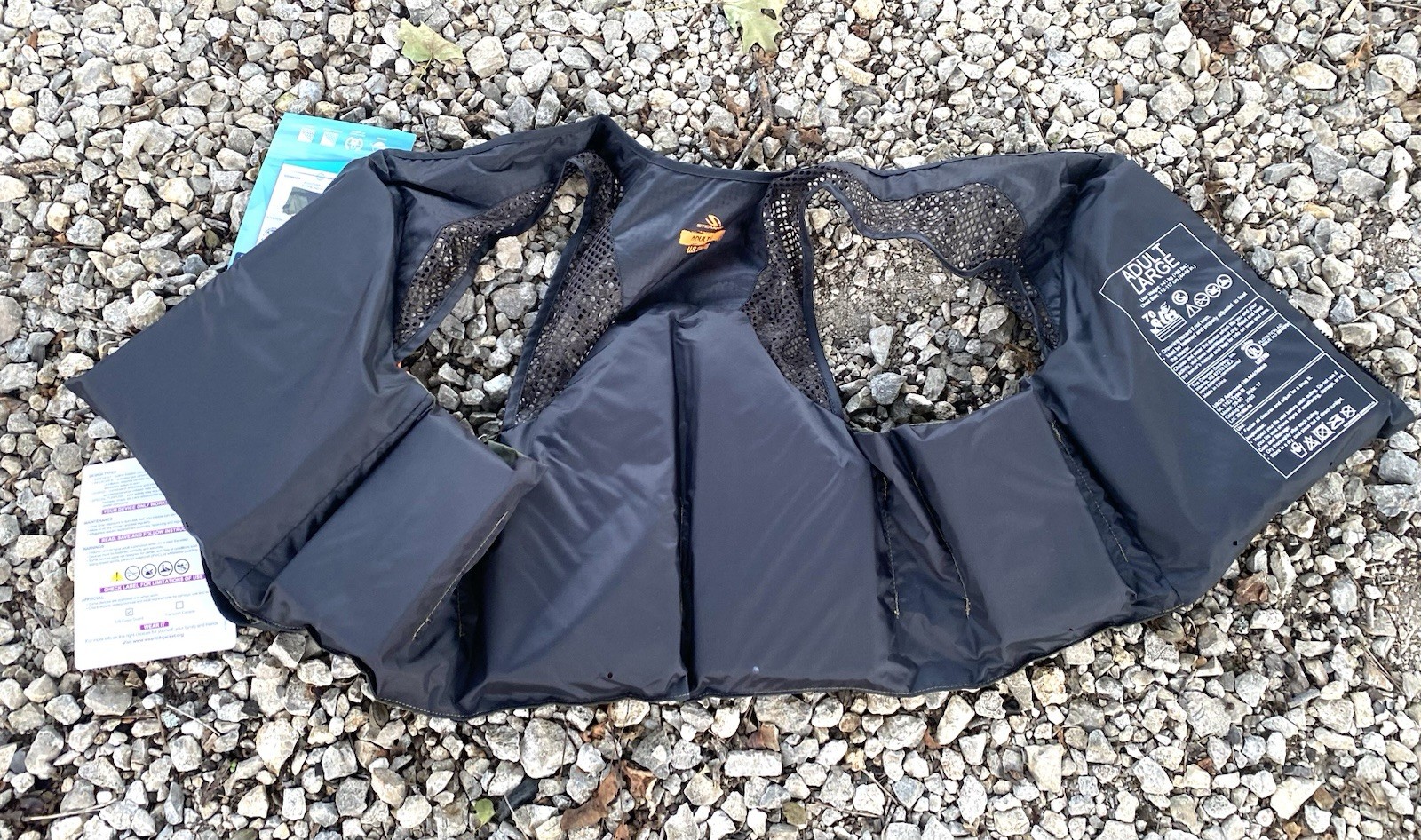 NEW STEARNS Fishing Vest Comfort Mesh Top Foam Coast Guard Type III Adult Large