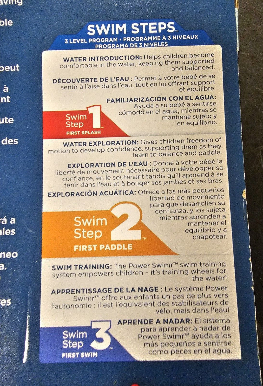 Swimways Power Swimmer Swimr Step 3 Medium Ages 3-6 Years New Other