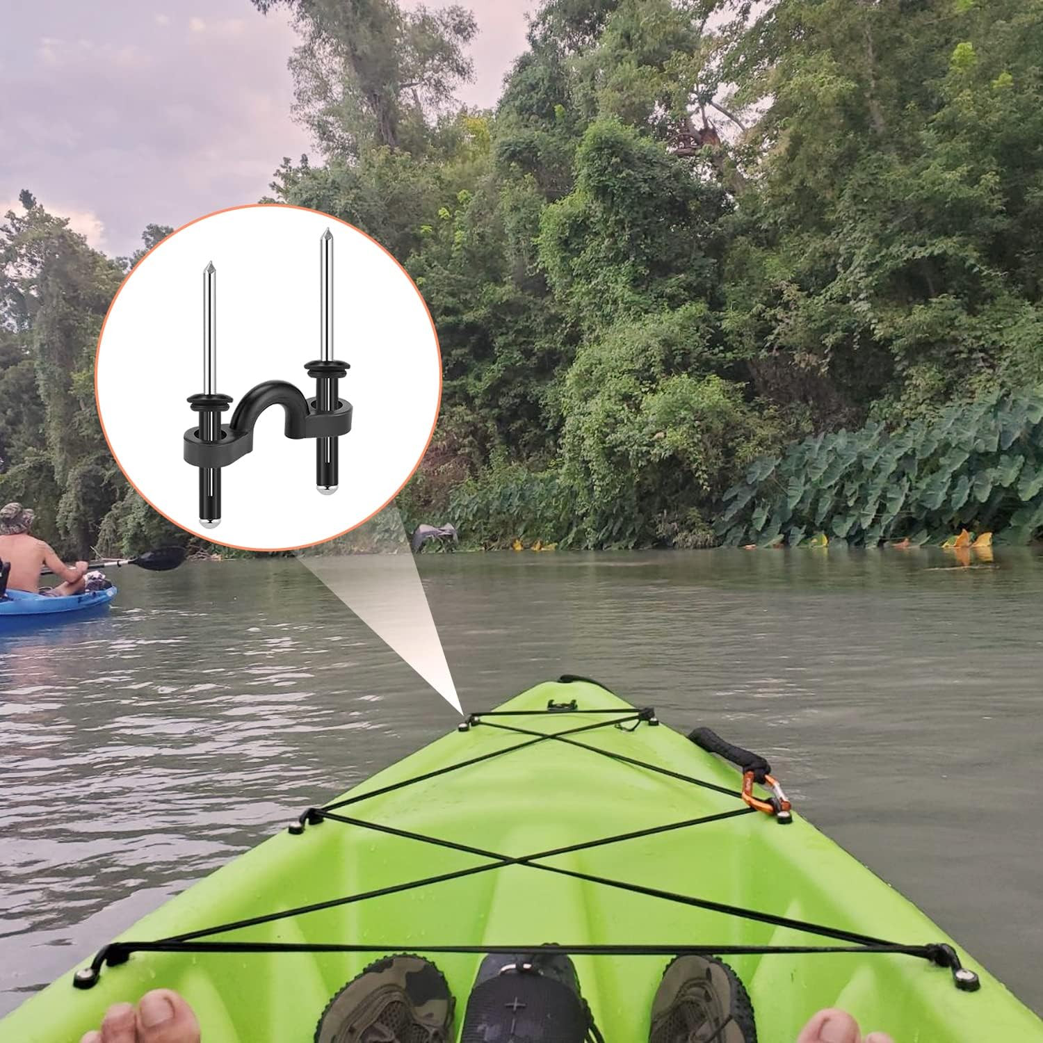 Kayak Handles 2/4 Pack,Kayak Carry Handle with Rivets,Kayak Replacement Handles,