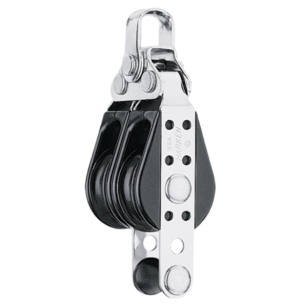 Harken 29mm Double Bullet Block w/Becket 085 UPC 097653002918