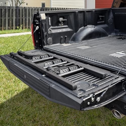 Foldable Pickup Truck Tailgate Ladder, 42″ Heavy Duty Universal Folding