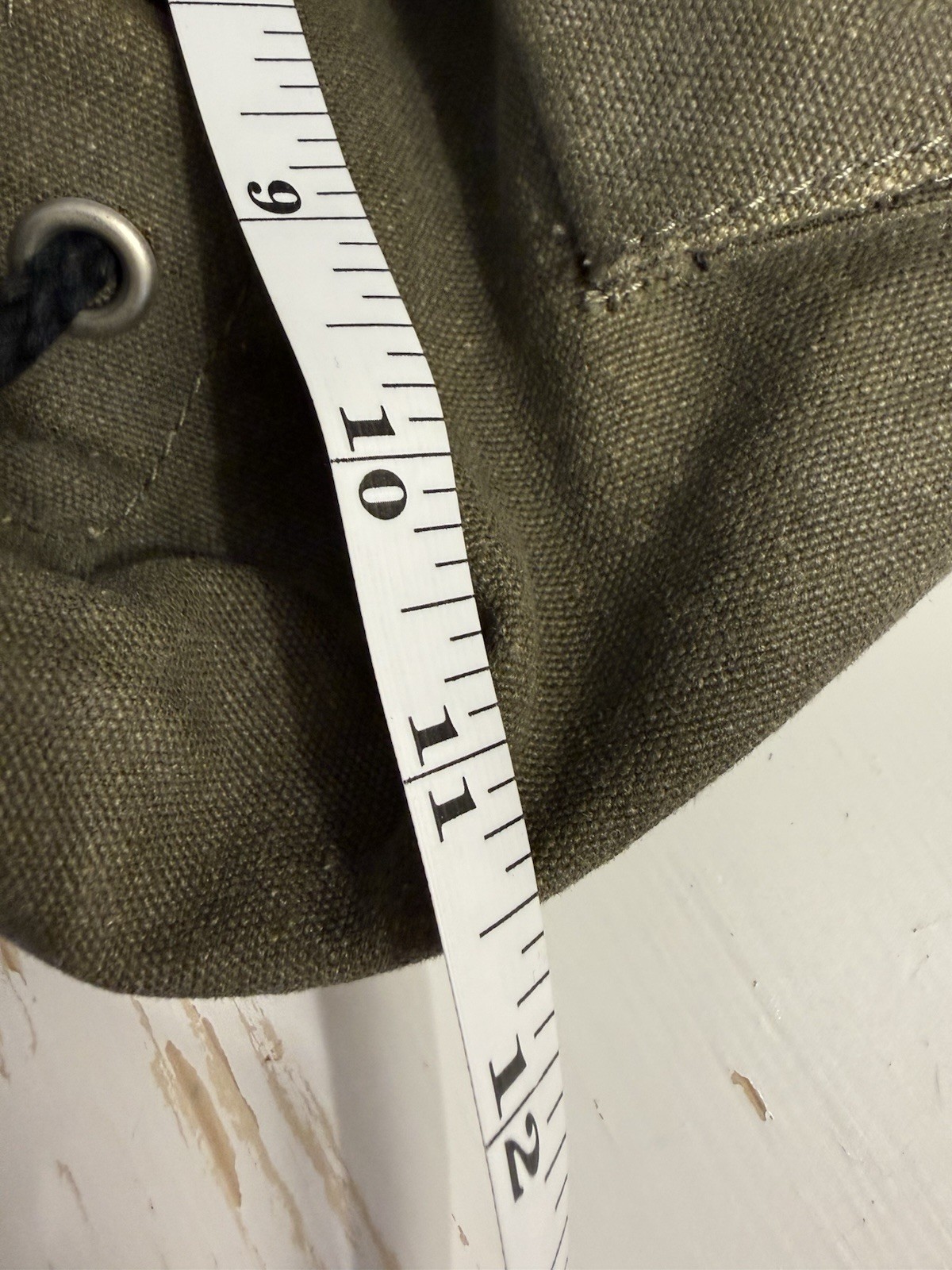 ✿ PURE Hemp Canvas Backpack Small Army Green Boho Rucksack Eco Hemp Bag