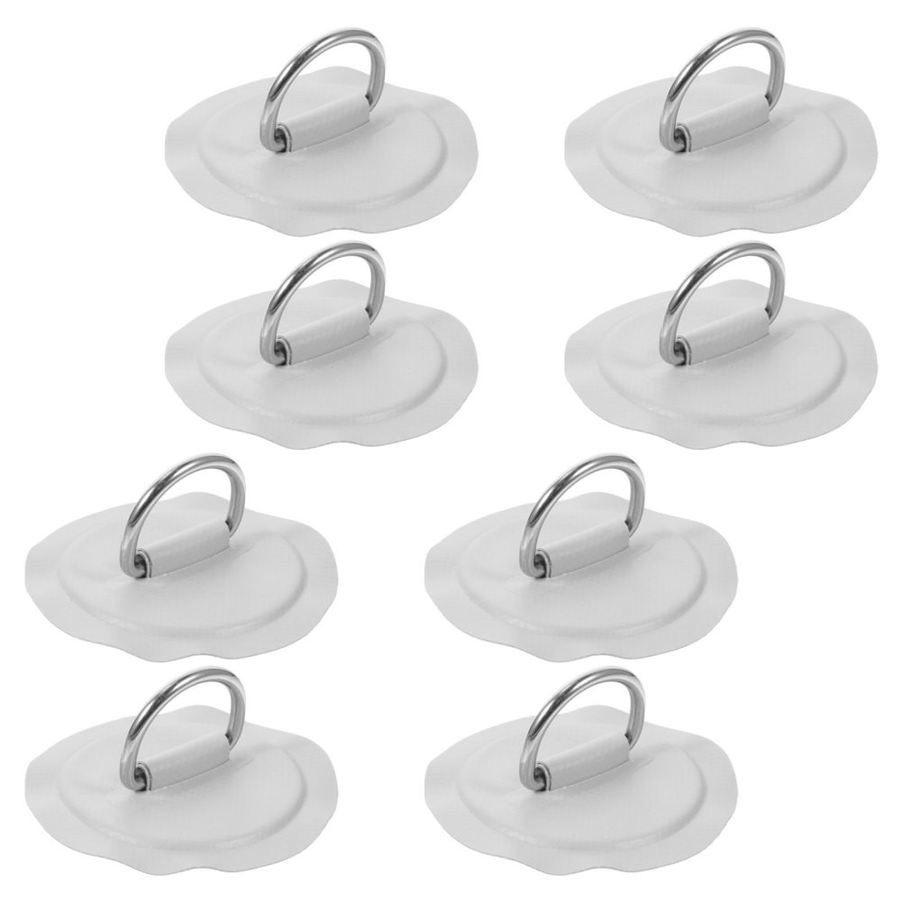 8 Pcs Kayak Accessories D Ring for Inflatable Boat Shaped Buckle