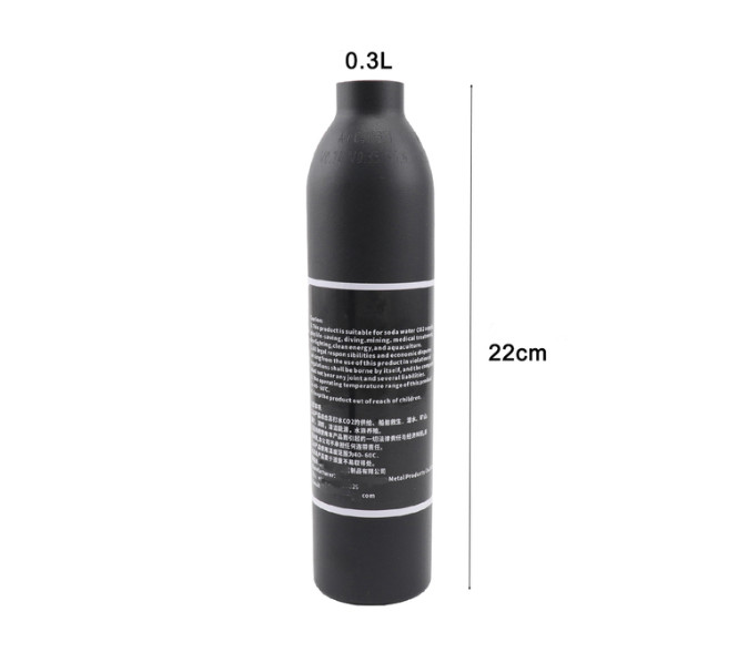 4500PSI Aluminum Co2 Air Tank M18x1.5 Cylinder Oxygen Gas Bottle Filling Diving