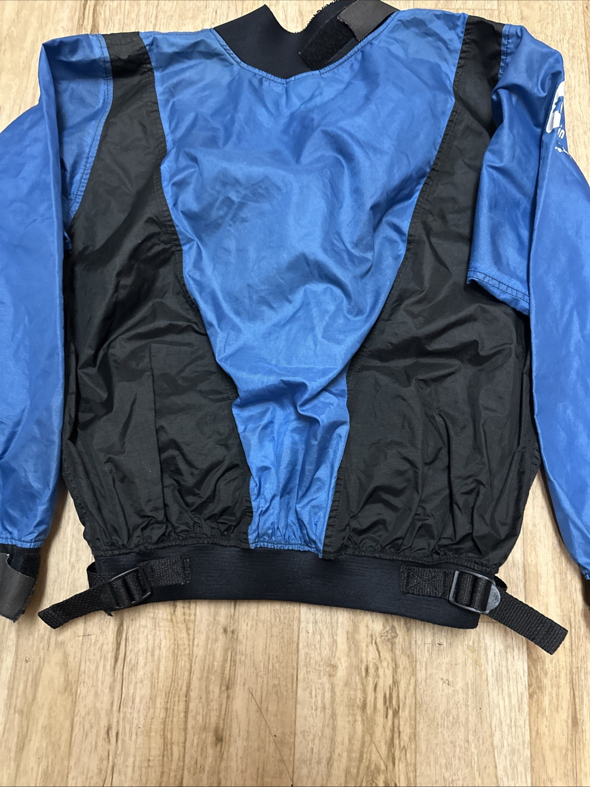 Mountain Surf Drysuit Jacket Men’s Medium Blue Kayak Rafting Paddle Dry Gear