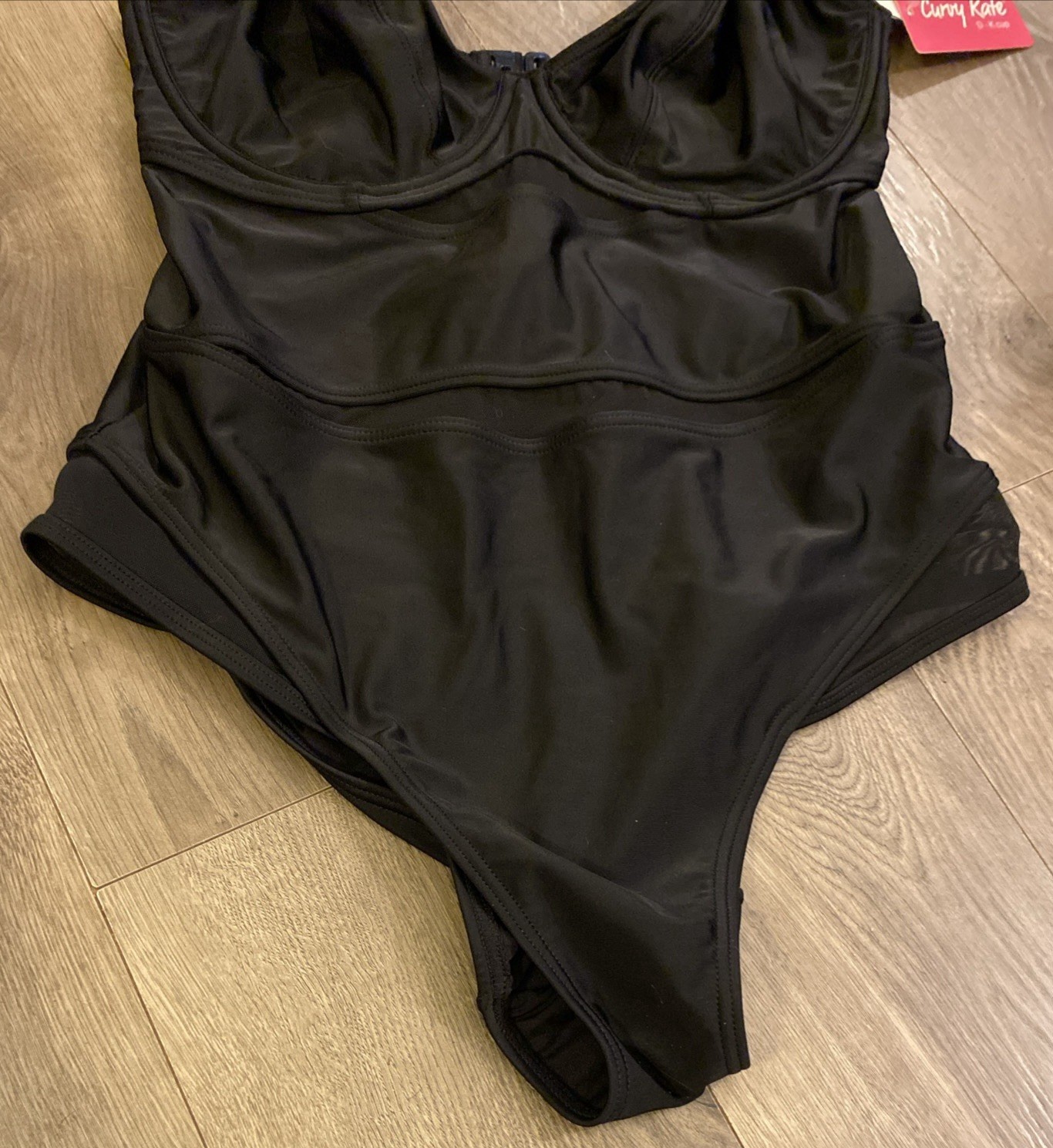 Curvy Kate Deep Dive Swimsuit UnPadded Under Wire Black Women’s Swimwear New