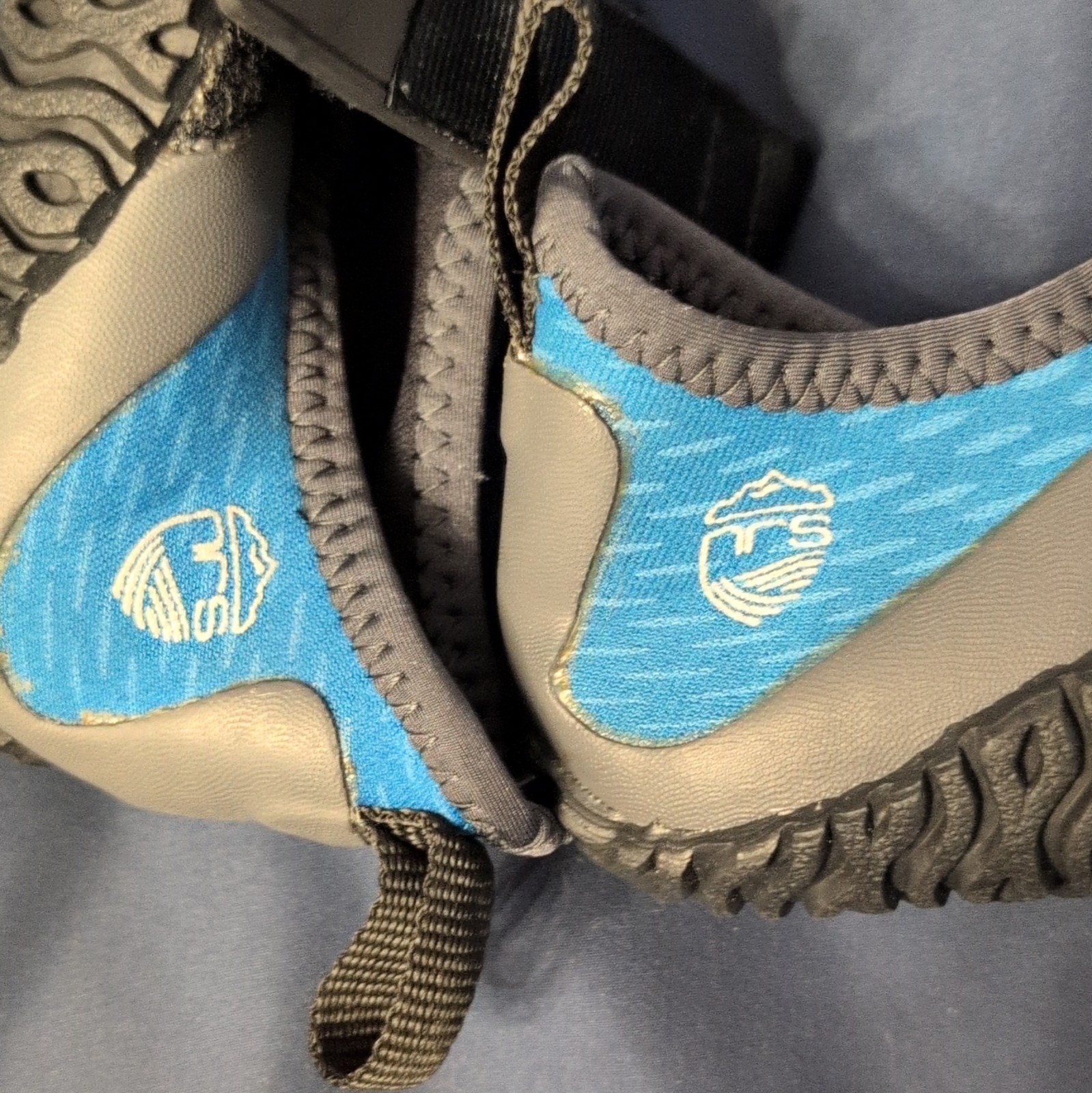 NRS Kicker Water Sport Shoes Unisex Blue/Gray US Size 7 MPN 94612