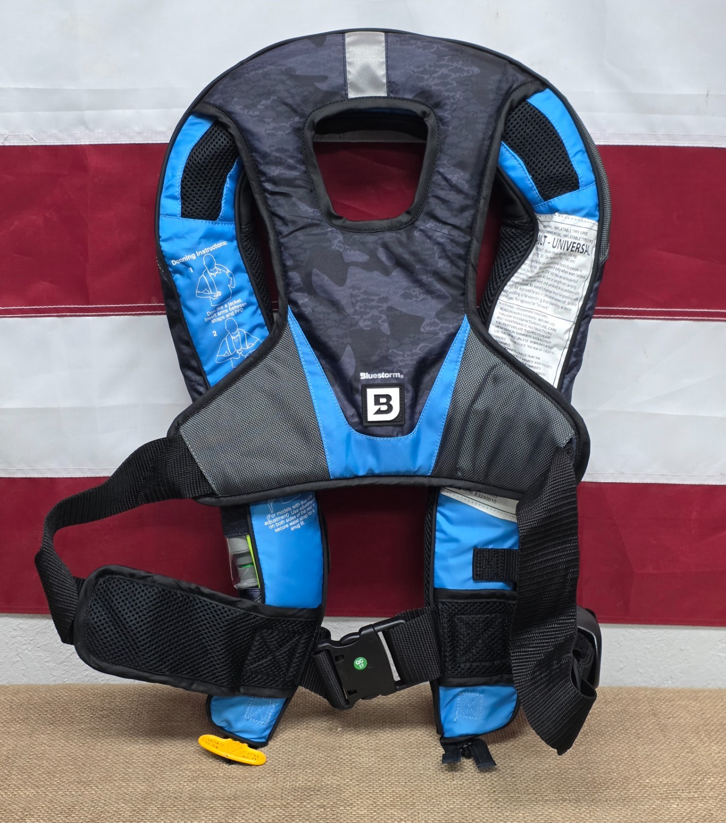 Bluestorm Arcus 40 AUTOMATIC Inflatable Life Jacket USCG Type 2 PFD, Deep Blue